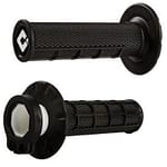 POIGNÉES ODI MX LOCK ON V2 HALF WAFFLE 2/4 T (Blanc)