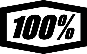Logo 100% - Marque Motocross - Créations MX Factory - Pièces et accessoires Moto