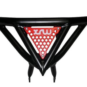 BUMPER XRW XR10 BLACK AVEC GRILLE PHD ROUGE : LTZ400 K9 INJECTION