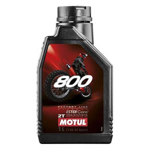 Huile Motul 800 FL Off Road 2T - Carton de 12 Litres
