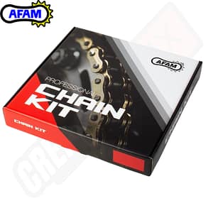 Kit chaine DID 520VX3 G&B 118 ZJ à riveter (HUSABERG, HUSQVARNA, KTM)
