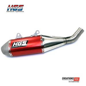Silencieux d'échappement HGS - GASGAS EC-F 250-500, 24-25 / HUSQVARNA FE 250-501, 24-25