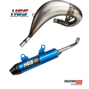 Silencieux d'échappement HGS - HONDA CR 500 R 1989 - 2001