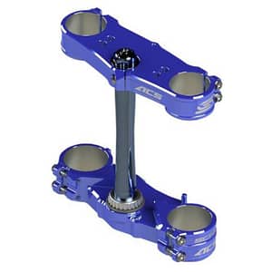 Té de fourche SCAR Offset 22mm pour HONDA CR 125, 250 R 97-07 (rouge)