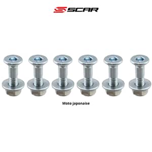 Kit Vis de Couronne x6 SCAR M8x26mm - Motos japonaises