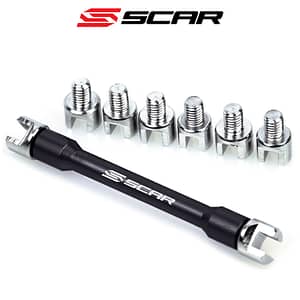 Clés à Rayons SCAR 5,4 à 6,8 mm – 8 embouts inclus