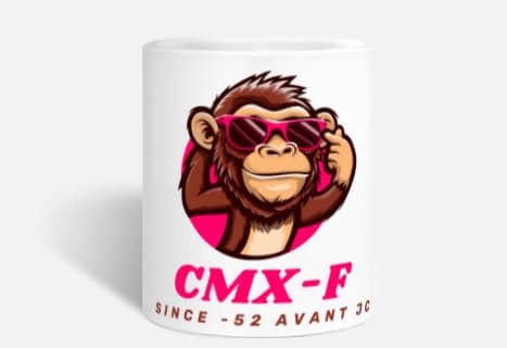 Mug Céramique "Flex monkey" by CMX-F