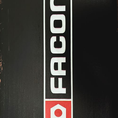 Plaque déco en métal -FACOM