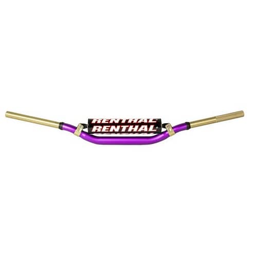 99-01-PE-RETRO-P GUIDON RENTHAL TWINWALL® PURPLE-PADDED (918 à 999)