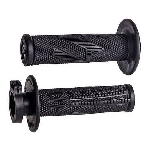 Poignées ODI MX Pro Lock On V2 Emig 2/4 T Blackout (Noir/Noir)