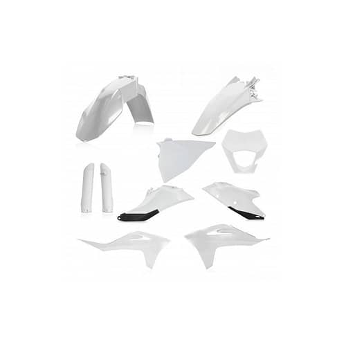 ACERBIS - Full Kit Plastique GasGas EC250/300 21-23 + ECF250/350 21-23 - Blanc/Noir