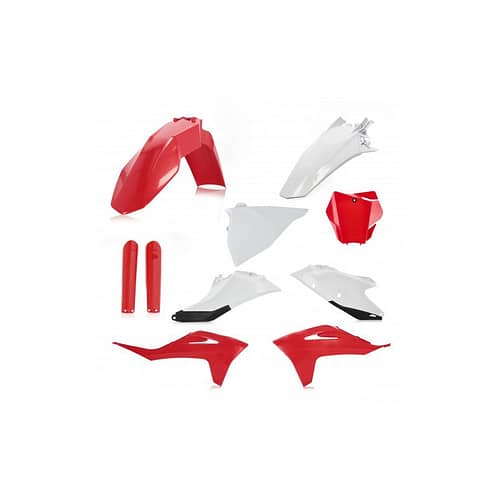 ACERBIS - Full Kit Plastique GasGas EX300 21-23 + EXF250/350/450 + MC125 + MCF250/450 21-23 - Rouge/Blanc
