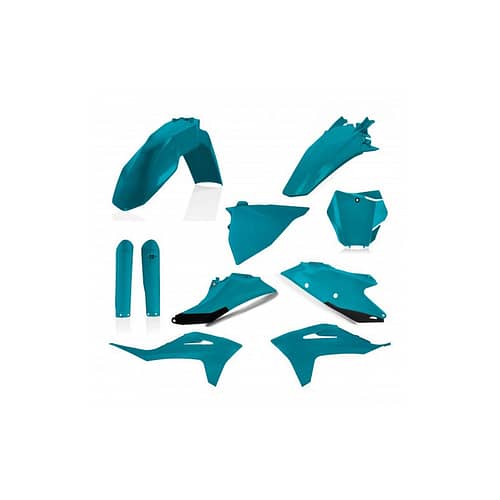 ACERBIS - Full Kit Plastique GasGas EX300 21-23 + EXF250/350/450 + MC125 + MCF250/450 21-23 - Turquoise Métallique