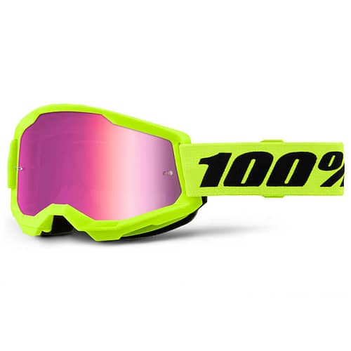 Masque 100% STRATA 2 (Jaune Fluo)