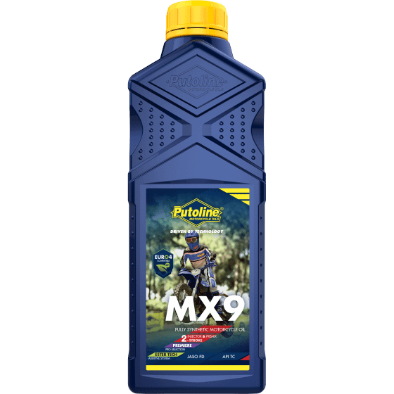 Huile moteur 2T synthétique Putoline MX9 (1 Litre)