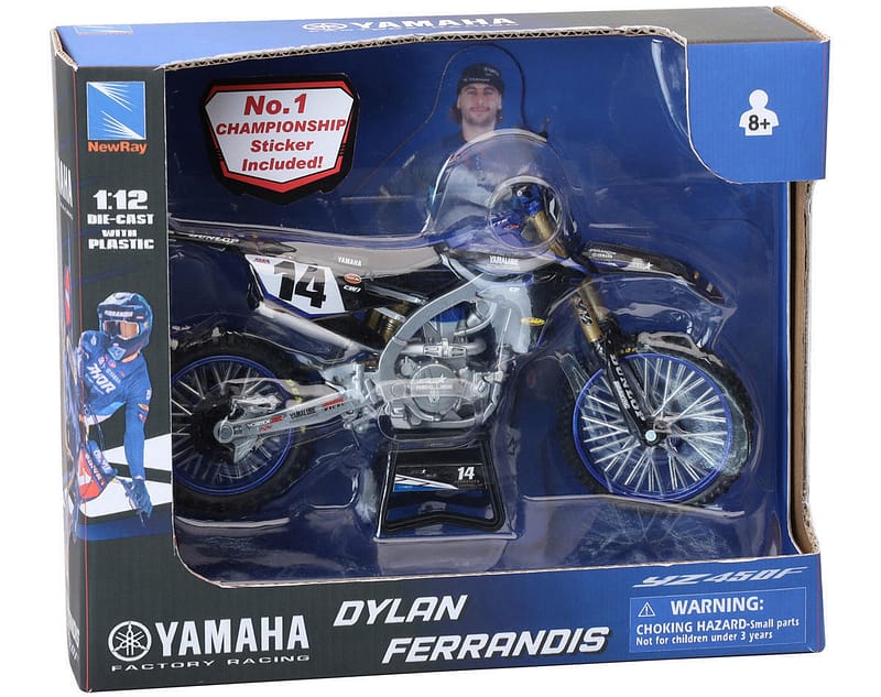 Moto Yamaha 450 YZF D. FERRANDIS (Echelle 1/12°)