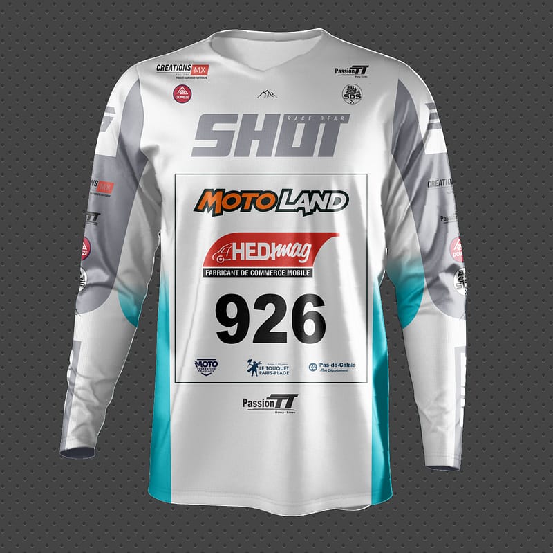 Maillot personnalisable SHOT + Dossard Enduropale 2025