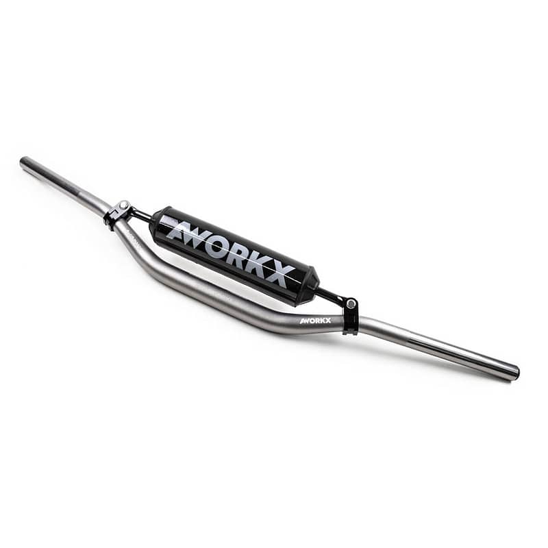 AWORKX - Guidon bas (avec barre) - Noir, Orange, Titane