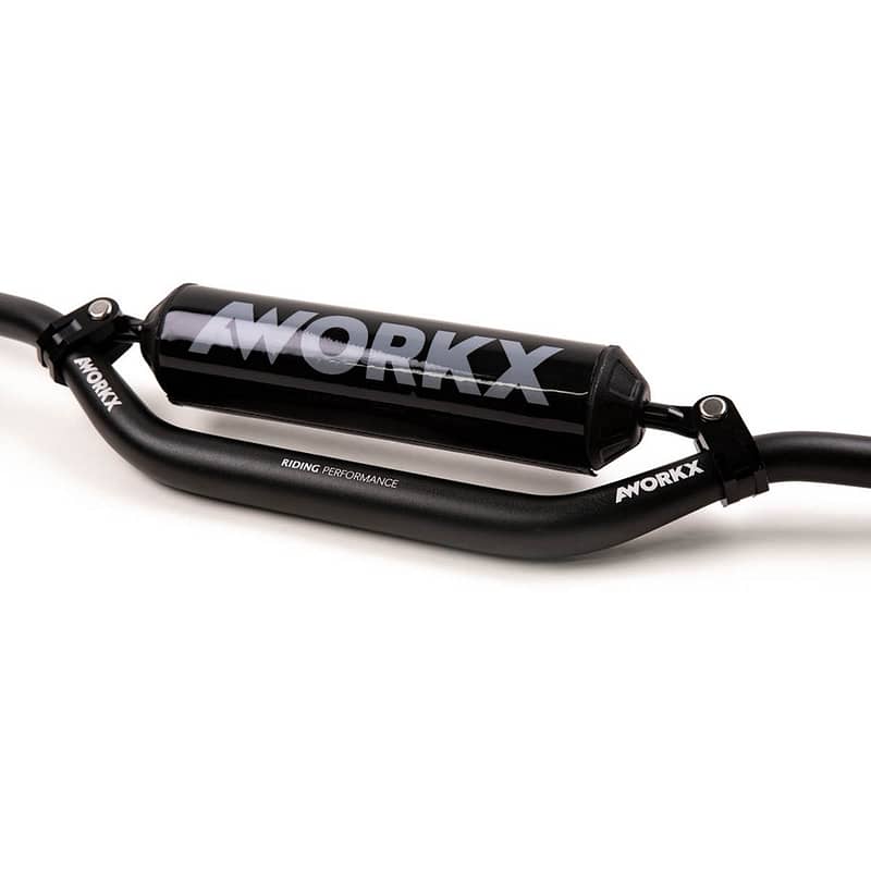 AWORKX - Guidon bas (avec barre) - Noir, Orange, Titane