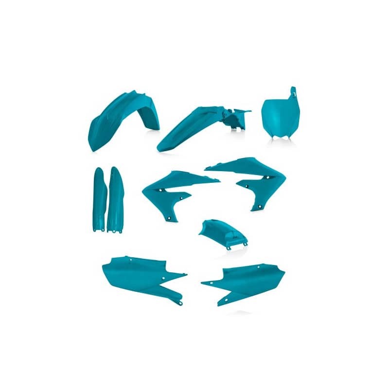 ACERBIS - Full Kit Plastique Yamaha YZF250 19-23 + YZF450 18-22 - 7 PIECES - Turquoise Métallique